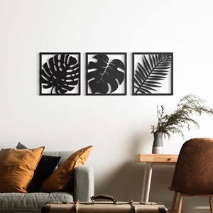 Trendy Metal Wall <b>Art</b> Decor Handcrafted Iron Sculpture Stylish Decorative Wall Hanging for Living Room Bedroom Office - Product Image 2