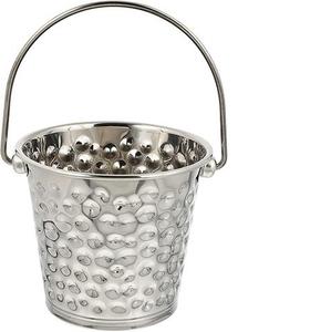 Cubo de Hielo de Metal Galvanizado con Asa para Bares, Pubs, Fiestas en Interiores y Exteriores, Almacenamiento de Hielo, Bebidas Frías - Product Image 5