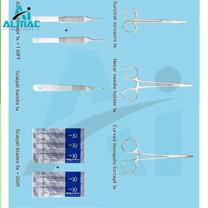 Kit de herramientas de sutura de práctica de embalaje personalizado de alta calidad para entrenamiento de sutura quirúrgica, kit de entrenamiento de habilidades de sutura instrumento médico - Product Image 5