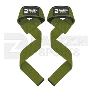 Levantamiento de pesas personalizado, correas de entrenamiento físico, soporte acolchado de neopreno, correa de algodón, muñequeras para levantamiento de pesas - Product Image 2