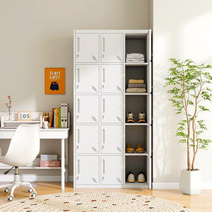 خزائن فولاذية طويلة من هومنيتشر، خزانة تخزين معدنية للصالات الرياضية والمدارس والمكاتب - Product Image 3