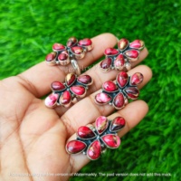 Vente en gros de bagues en argent sterling 925, en vrac, avec des roses et des dahlias, tendance, élégantes, ornées de pierres précieuses en cristal, bijoux de mariage, adaptées aux fêtes