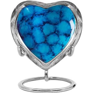 Vente chaude Nouveau Design Coeur Forme Style Américain Urnes Humaines en Métal Disponible au Prix de Gros auprès de l'Exportateur Indien - Product Image 5