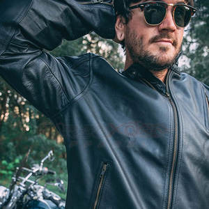 Chaqueta de carreras de moto de Cuero 100% para hombre, transpirable, a prueba de viento, logotipo trasero de alta calidad, ropa deportiva impermeable, talla XL - Product Image 4