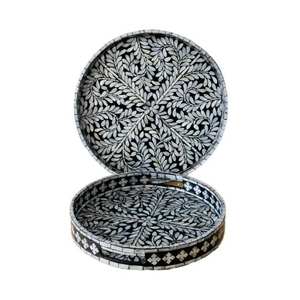 Plateaux de service en nacre au design moderne, plateaux de service pour hôtels et restaurants, articles de cuisine en vente chaude - Product Image 3