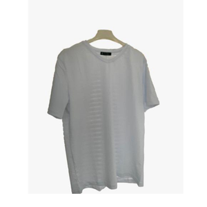 100% coton col en V surdimensionné solide T-Shirt unisexe décontracté haut doux respirant à manches courtes impression de logo personnalisé fournisseur OEM - Product Image 3