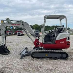 LIVRAISON GRATUITE TAKEUCHI TB216 MINI-EXCAVATRICE 16HP DIESEL AVEC ROPS, BOUCHEON À PIN, APPROBATION EPA CE, HYDRAULIQUE AUXILLAIRE, 2 VITESSES PLC - Product Image 1