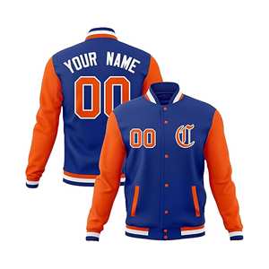 Blouson aviateur à col montant vintage personnalisé veste de baseball universitaire pour hommes avec numéro de nom personnalisé service d'hiver OEM grande taille - Product Image 5