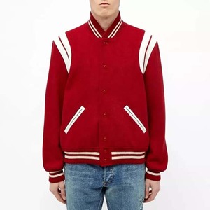 Nouveau design personnalisé de haute qualité pour hommes vestes Varisty vente en gros à bas prix pour hommes tissu personnalisé veste d'hiver pour hommes patchwork - Product Image 4
