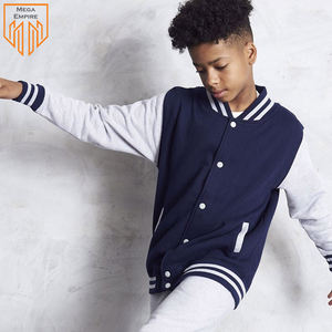 Mega Empire's High Quality Kids Varsity Jacket Último estilo de moda con logotipo frontal de cuello levantado-Best Seller - Product Image 4