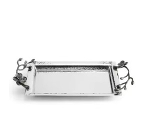 Design moderne de luxe argenterie plateau en métal plateau en aluminium antique plateaux décoratifs pour la maison fournitures décoratives de table - Product Image 6