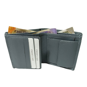 Factory Customized Best Brands <b>Men's</b> Crazy Horse <b>Leather</b> Slim Genuine Real <b>Leather</b> Wallet Rfid Holder <b>Purse</b> - Product Image 1