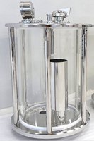 Bombas de trampa de burbujas de trampa fría de vacío recto de acero inoxidable para necesidades de suministro de laboratorio