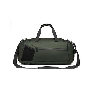 ถุงผ้าไนลอนกันน้ำความจุขนาดใหญ่สำหรับการเดินทางกระเป๋ายิมทนทานสำหรับฟิตเนสกระเป๋าเดินทางพับได้หลายซิป - Product Image 3