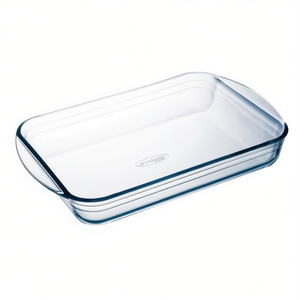 Bandeja para Hornear de Vidrio Templado Transparente de 39x23cm, 249BC00, Colección O Cuisine, Apta para Horno - Product Image 2