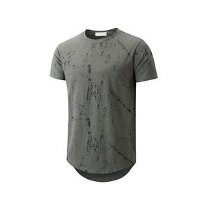 T-shirt décontracté de couleur unie à manches courtes en coton coupe ample pour hommes et femmes - Product Image 2