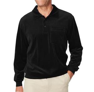 Breathable Eco-Friendly Quick Dry Winter High Quality 220g <b>Velvet</b> Velour Long Sleeve Chest Pocket Casual <b>Shirt</b> for Men - Product Image 1