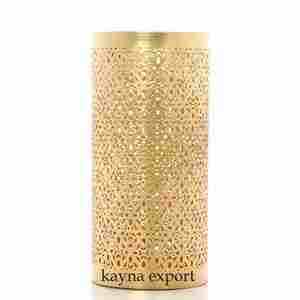 Bougeoir Votif au Design Marocain Bleu et Or Nouveau Design Bougie Votive Pas Cher Prix de Gros pour Décoration de Table - Product Image 6