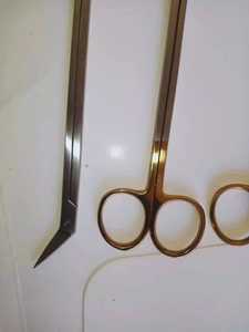 Ciseaux chirurgicaux Kelly incurvés 7 pouces Sharp Dental Medical Ent Instruments en acier inoxydable de haute qualité Cisailles médicales avec logo - Product Image 4