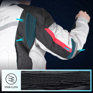 Traje de Motociclismo para Hombre, Protección de Carreras, Cuero, Impermeable - Product Image 3