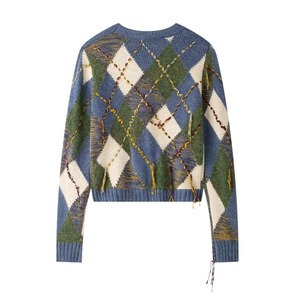 De punto, Crop, Tank, Cami, sólido para mujer Otoño Invierno Casual de punto Tank Top O cuello manga larga suéter rosa con cuello alto - Product Image 2