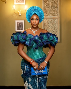 Luxury <b>Nigerian</b> Evening Gown Luxury African Somali Bridal <b>Wedding</b> <b>Dress</b> Satin Long Sleeve Modest Ball Gown Handcrafted Pattern - Product Image 2