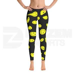 OEM Sublimated Yoga <b>Leggings</b> for Women Compression Sportswear Workout Fitness Tights with <b>Pattern</b> Print on Sale - Product Image 4