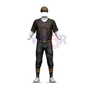 Nueva llegada de alta calidad por encargo béisbol y softbol desgaste 100% poliéster fabricación uniformes de béisbol para la venta OEM - Product Image 5