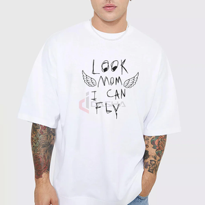 Venta al por mayor Unisex camiseta de gran tamaño 100% algodón 420GSM peso pesado logotipo personalizado de alta calidad Streetwear Tee - Product Image 1