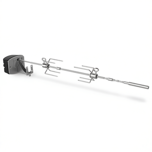 Accessoires en acier inoxydable pour <span class=keywords><strong>barbecue</strong></span> à granulés <span class=keywords><strong>Weber</strong></span> Spirit Rotisserie 80 cm pour la cuisson en extérieur, modèle 3400261 - Product Image 2