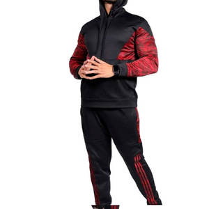 Nuevo Conjunto Deportivo Informal de Invierno de Alta Calidad, 100% Algodón, Cortavientos, con Parche de Logotipo Personalizado Bordado, Color Negro - Product Image 4