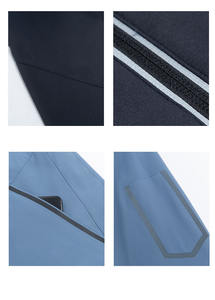 Chaqueta Cortavientos de Invierno Impermeable, Transpirable y Ecológica para Hombre, 100% Poliéster, para Exteriores, Venta al Por Mayor y Dropshipping - Product Image 4