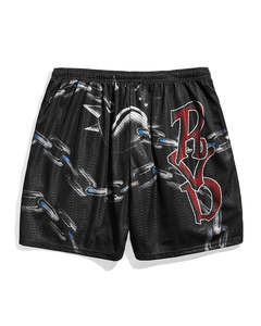 OEM Fully Customized Printed <b>Men's</b> Mesh <b>Shorts</b> High Quality Polyester <b>Shorts</b> Summer Fitness <b>Shorts</b> for <b>Men</b> Made in Pakistan - Product Image 2