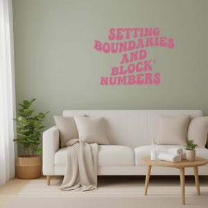 Camiseta promocional de manga larga con cita de 'Setting Boundaries and Block' Numbers - Product Image 3