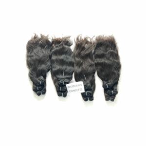 100% Remy Virgin Indian Super Wave Bundles Extensiones de cabello de onda profunda sueltas onduladas naturales en color negro Temple Proveedor de cabello humano - Product Image 4