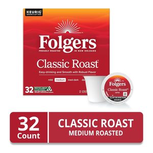 Café Folgers Classic Roast, Tueste Medio, Cápsulas K-Cup para Cafeteras Keurig, Paquete de 32 - Product Image 3