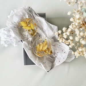 Anneaux de serviette en résine, restaurant, mariage, fête, décoration de table, fabrication artisanale, anneaux de serviette en résine personnalisés - Product Image 1