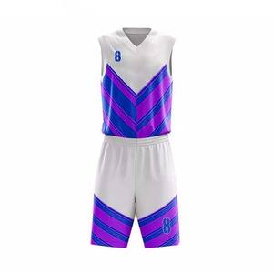 Maillot de basket-ball vierge personnalisé, vente en gros, uniforme de basket-ball 2022 100% Polyester, vêtements de sport, uniformes pour hommes adultes - Product Image 4