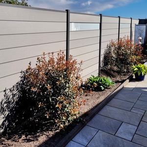 แผงรั้วและ<span class=keywords><strong>ประตู</strong></span>ไม้พลาสติกคอมโพสิต WPC ขนาด 6 ฟุต ปรับแต่งได้ พร้อมดีไซน์ 3 มิติ เพื่อความปลอดภัยในสวน - Product Image 1