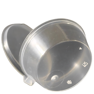 2oz Round Clear Eco-Friendly PP <b>Plastic</b> Sauce Container with Self Lid for Ketchup Mayonnaise Mustard & Jelly Takeout <b>Packaging</b> - Product Image 5