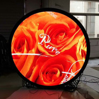 Nouveau module d'affichage LED circulaire P2.5 P4 pour intérieur et extérieur, simple ou double face, idéal pour la publicité en ascenseur - Vente chaude 2026
