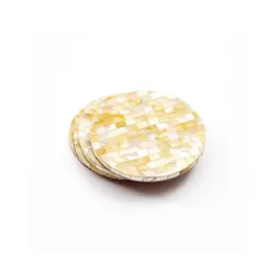 ที่รองแก้วไม้สไตล์คลาสสิกสำหรับชาและกาแฟแผ่นรองจาน/แผ่นรองตกแต่งโต๊ะสำหรับบ้านและบาร์ - Product Image 6