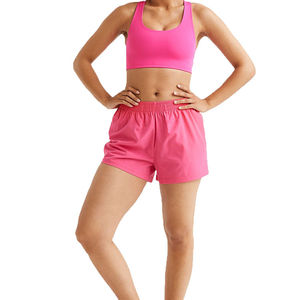 High Quality Women's Workout Fitness <b>Racer</b>-back <b>Bras</b> Eco-Friendly Front Logo Breathable Sportswear Gym Wear Athletic - Product Image 3