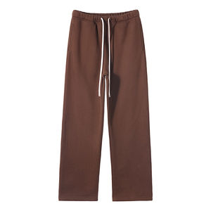 Pantalones de chándal para correr de talla grande 2025, pantalones de chándal acampanados apilados, pantalones de chándal para hombre, ropa de calle de alta calidad, pantalones lavados para hombre - Product Image 1