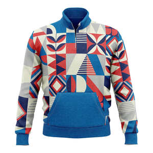 Sudadera Minimalista Casual para Hombre con Media Cremallera, Suave Felpa, Algodón de Invierno, Logotipo Personalizado, OEM, Venta al por Mayor de Fábrica - Product Image 4