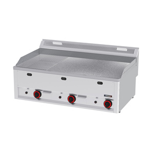 Grilles et Plaques de Cuisson Électriques 99 Gas Top Fry Chrome Ribbed Granulated - Product Image 1