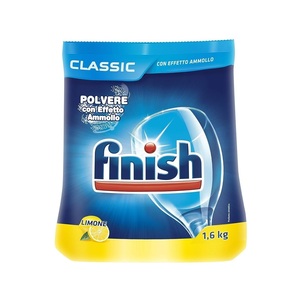 Detergente en Polvo para Lavavajillas Finish Classic Lemon 1.6 kg (Paquete a Granel, Limpieza Eficaz) - Product Image 5
