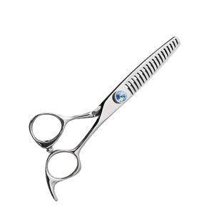 กรรไกรตัดผมบางเกรดสูงสำหรับช่างตัดผมกรรไกรทำจากโลหะขัดเงาสำหรับร้านเสริมสวยพร้อมสกรูแฟนซี - Product Image 2