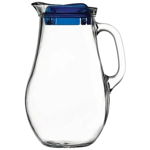 Modern Glass Water Pitcher jug Serving Jug with Handle Decorative Flower Jug Vase Rustic Farmhouse Pitcher <b>Large</b> Capacity - Product Image 6
