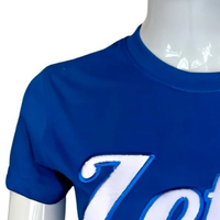 T-shirt personnalisé pour femme, imprimé sérigraphié, respirant, 100 % coton, bleu Zeta Phi Beta Divine Nine, formel, été/hiver, extérieur